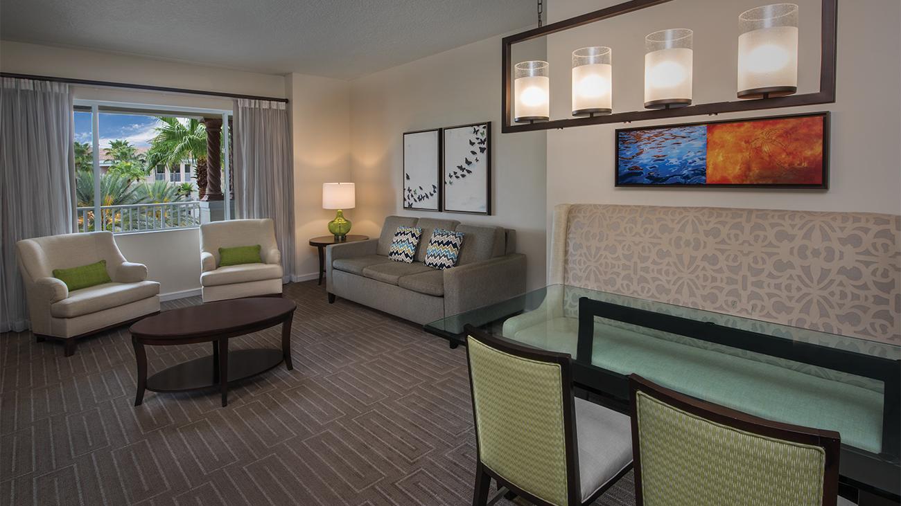 Living Room and Dining Room